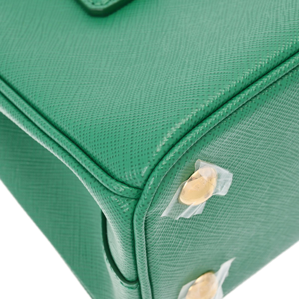 Prada Bag Saffiano Green Galleria - Picture 8 of 11